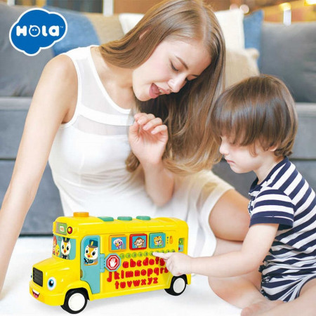 AUTOBUZ SCOLAR EDUCATIV CU SUNETE SI LUMINI - Img 5