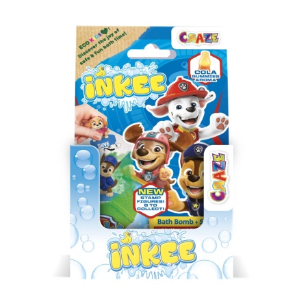Craze - Bila de baie Inkee cu surpriza figurina stampila Paw Patrol - Img 4