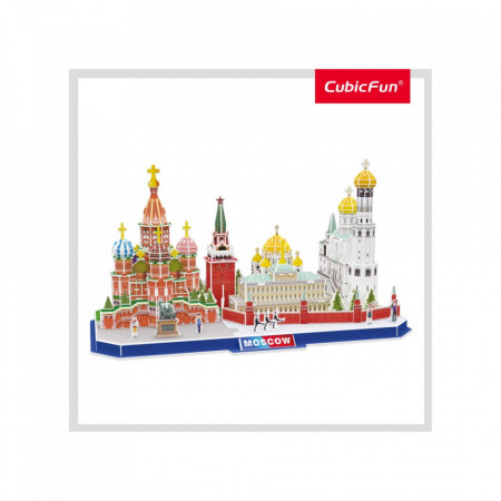Cubic Fun - Puzzle 3D Moscova 204 Piese - Img 3