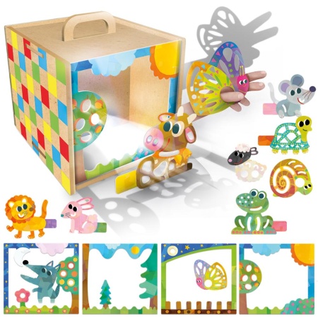 Headu - Set creativ Cub din lemn creeaza povesti magice 3-6 ani - Img 2
