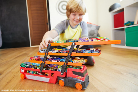 Hot Wheels Mega Transportatorul De Masini - Img 5