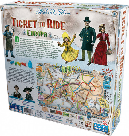 Joc de societate TICKET TO RIDE EUROPA - Img 2