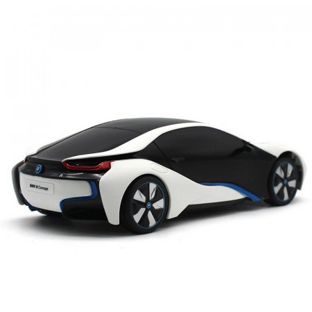 Masina Cu Telecomanda Bmw I8 Alba Scara 1 La 24 - Img 4