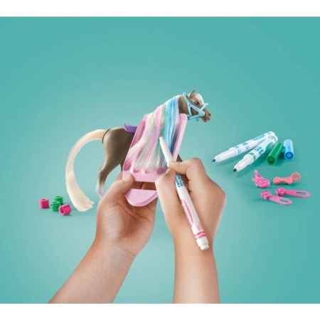 Playmobil - Cal cu par si creioane Crayola - Img 3
