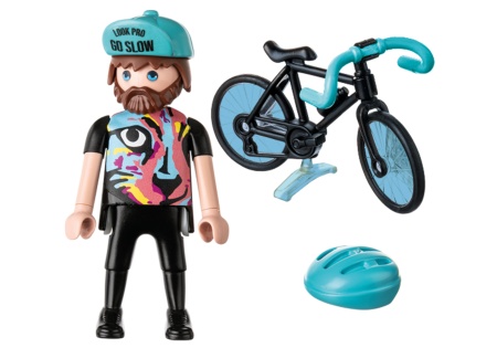 Playmobil-FIGURINA CICLISTUL PAUL - Img 2