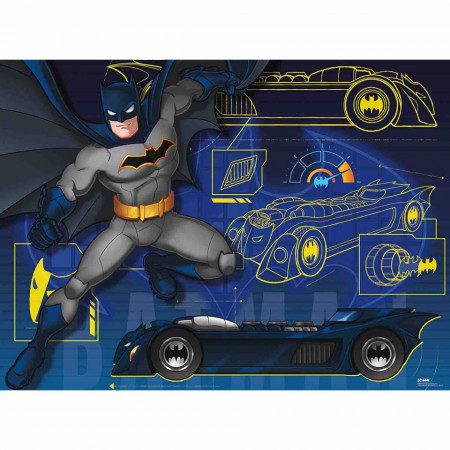 Puzzle Batman Cu Masina, 100 Piese - Img 2