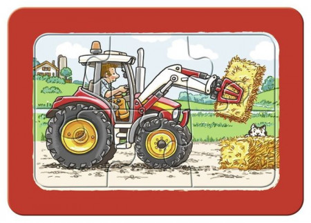 Puzzle Excavator, Tractor Si Basculanta, 3X6 Piese - Img 2