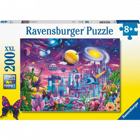 Puzzle Orasul Cosmic, 200 Piese - Img 2
