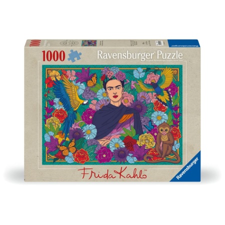 Ravensburger - Puzzle Frida Kahlo inconjurata de flori 1000 piese - Img 2