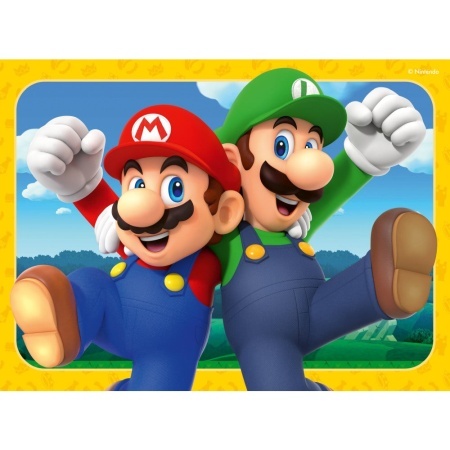 Ravensburger - Puzzle Super Mario 4 buc in cutie 12 16 20 24 piese - Img 3