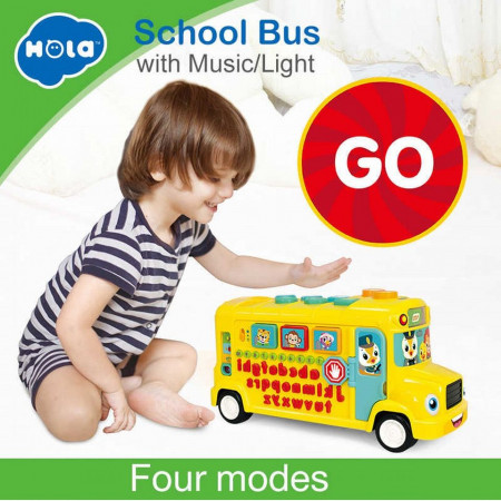 AUTOBUZ SCOLAR EDUCATIV CU SUNETE SI LUMINI - Img 6
