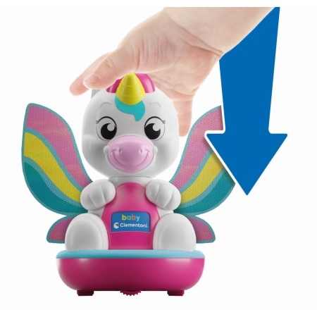 Clementoni - Jucarie apasa si se invarte diverse modele unicorn si dragon - Img 3