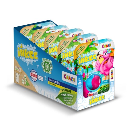 Craze - Bombe de baie Inkee 3 buc asortate in forma de Flamingo - Img 4