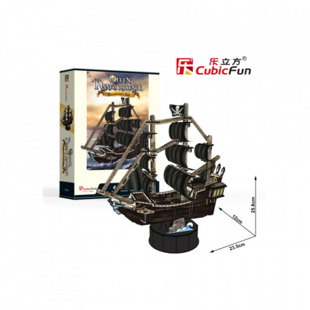 Cubic Fun - Puzzle 3D Nava Queen Anne 100 Piese - Img 3