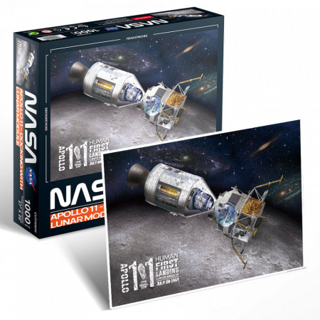 Cubic Fun - Puzzle Nasa - Modulul De Comanda Apollo 11, 1000 Piese - Img 2