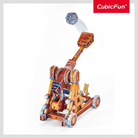 CUBICFUN - PUZZLE 3D CATAPULTA 84 PIESE CU BROSURA IN ROMANA - Img 3