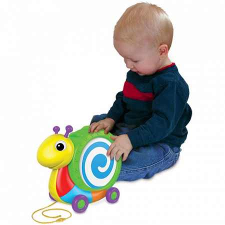 Jucarie De Tras Melc Cu Toba - Img 2