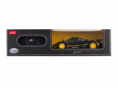 Masina Cu Telecomanda Pagani Zonda R Negru Cu Scara 1 La 24 - Img 2