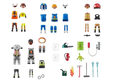 Playmobil-CREEAZA PROPRIA FIGURINA ECHIPA DE POMPIERI - Img 3