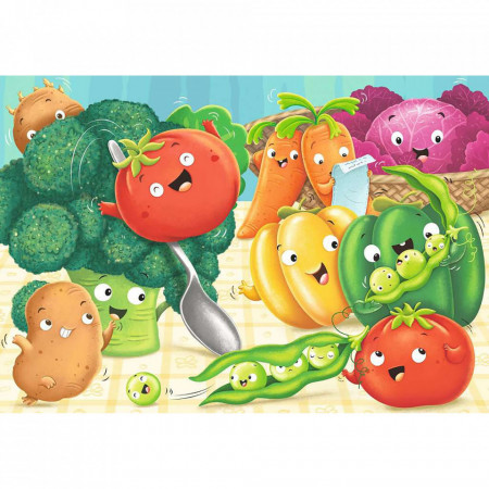 Puzzle Fructe, 2X24 Piese - Img 3
