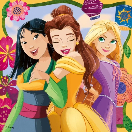 Ravensburger - Puzzle puterea printeselor Disney 3x49 piese - Img 3