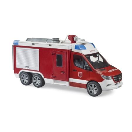 Bruder sprinter de pompieri Mercedes Benz cu sirena - Img 3