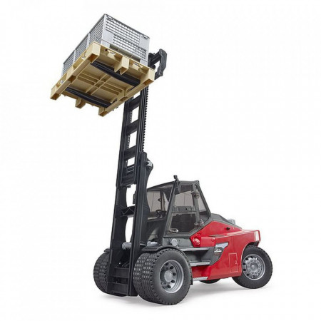 Bruder - Stivuitor Linde Ht160 Cu Palet Si 3 Cutii - Img 3