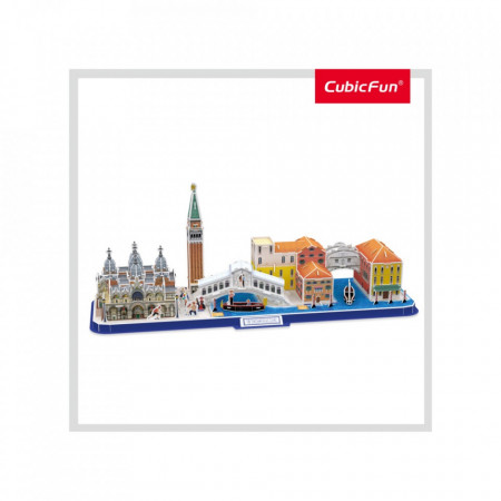 Cubin Fun - Puzzle 3D Venetia 126 Piese - Img 3