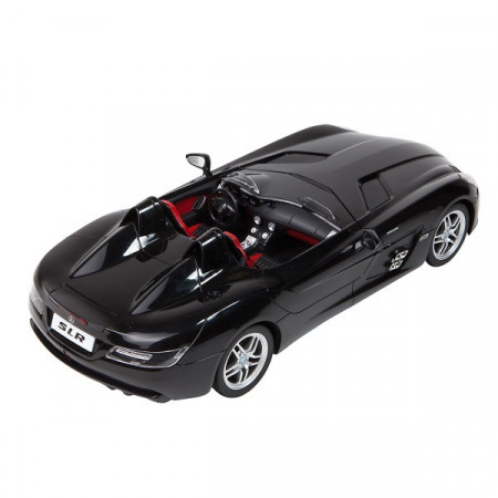 Masina Cu Telecomanda Mercedes-Benz Slr Neagra Scara 1 La 12 - Img 8