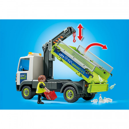 Playmobil - Camion De Reciclare Sticla Cu Container - Img 4
