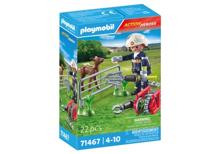 Playmobil-MISIUNEA POMPIERULUI DE SALVARE A ANIMALULUI - Img 2