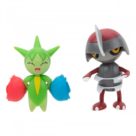 Pokemon - Set 2 figurine de actiune, (Pawniard &amp; Roselia) S15 - Img 2