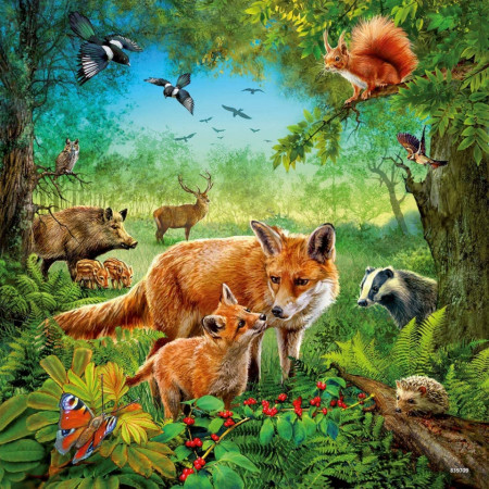 Puzzle Animalele Pamantului, 3X49 Piease - Img 3
