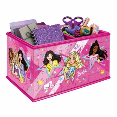 Ravensburger - Puzzle 3D cutie depozitare Barbie 216 piese - Img 2