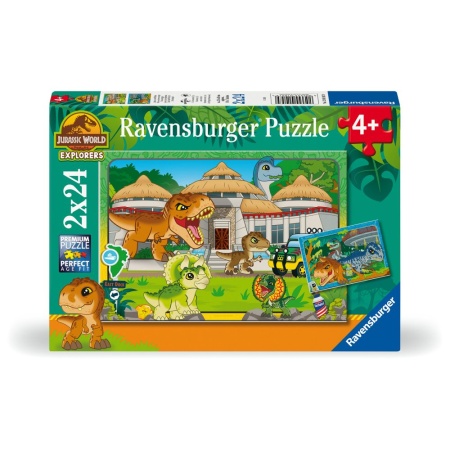 Ravensburger - Puzzle exploratori Jurassic World 2x24 piese - Img 4