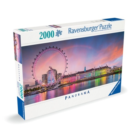 Ravensburger - Puzzle panorama Londra colorata 2000 piese - Img 3