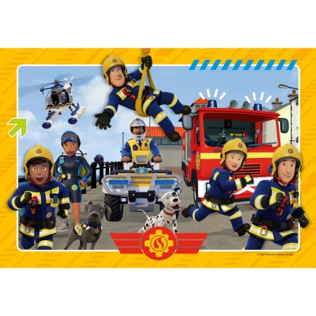 Ravensburger - Puzzle pompierul Sam si prietenii 2x12 piese - Img 4