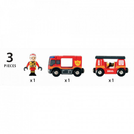 Brio - Locomotiva De Pompieri - Img 4