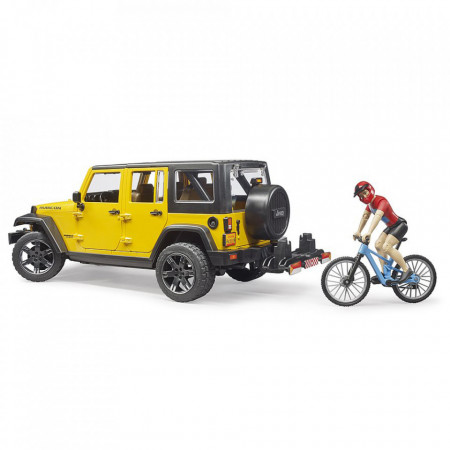 Bruder - Jeep Wrangler Unlimited Rubicon Cu Bicicleta Si Ciclist - Img 4