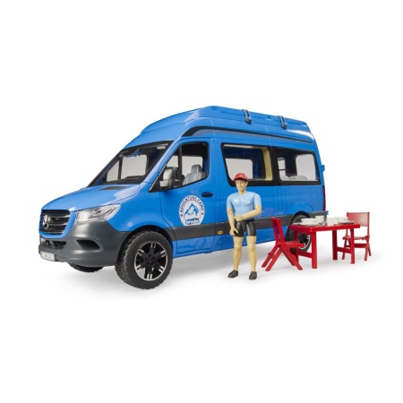 Bruder Sprinter Camping Mercedes Benz cu sofer si accesorii - Img 5