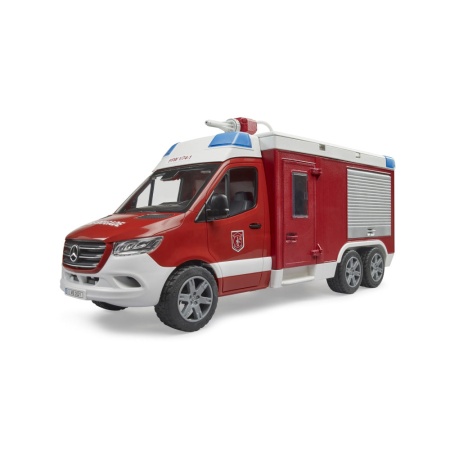 Bruder sprinter de pompieri Mercedes Benz cu sirena - Img 4