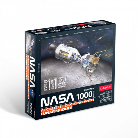 Cubic Fun - Puzzle Nasa - Modulul De Comanda Apollo 11, 1000 Piese - Img 3
