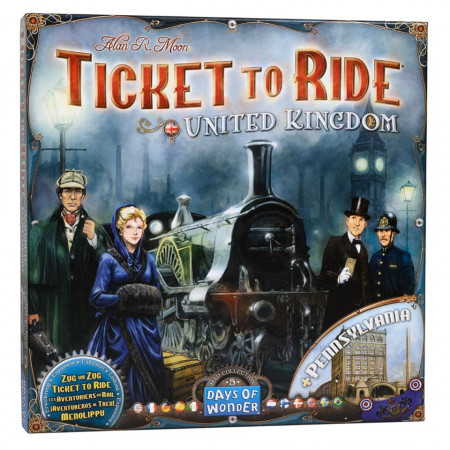 Joc de societate Ticket to Ride Map Collection UK/Pennsylvania, limba engleza