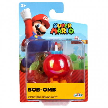 Mario Nintendo Figurina Articulata 6 Cm - Bob-Omb
