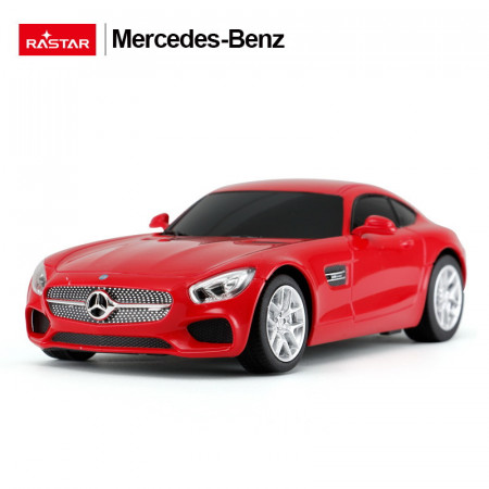 Masina Cu Telecomanda Mercedes Amg Gt Rosu Cu Scara 1 La 24 - Img 3