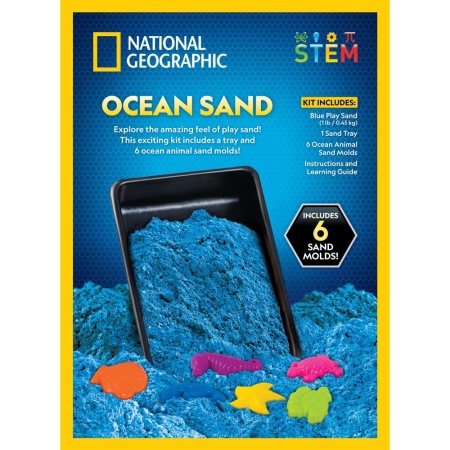 National Geographic - Set educativ Nisip kinetic ce ajuta la dezvoltarea abilitatilor motorii fine - Img 3