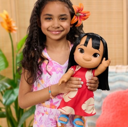 Papusa Lilo cu figurina Stitch, Just Play - Img 5