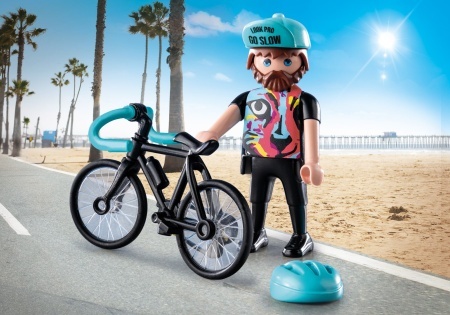 Playmobil-FIGURINA CICLISTUL PAUL - Img 3