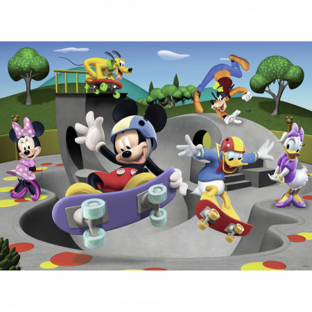 Puzzle Mickey Cu Skateboard, 100 Piese - Img 2