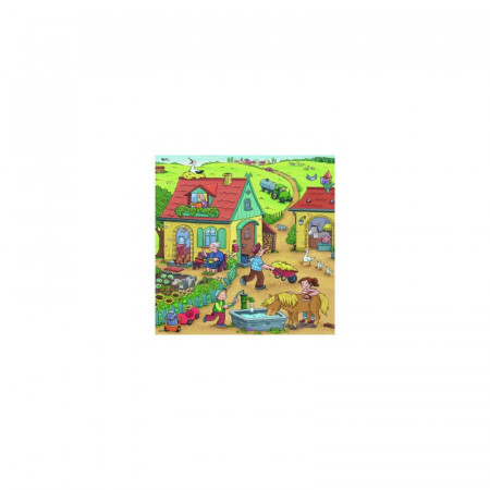 Puzzle Munca La Ferma, 3X49 Piese - Img 2